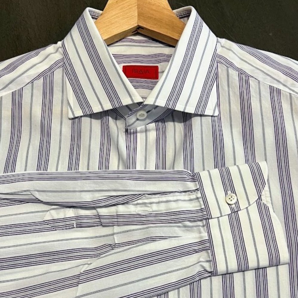 ISAIA Dress Shirt Men's 16/41 (L)